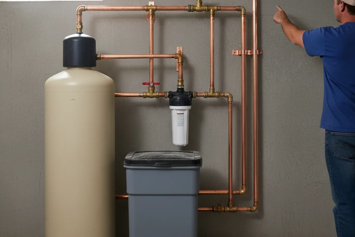 Whole-house water treatment system installed in Buena Park